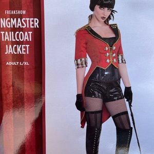 Ringmaster Adult Tailcoat Jacket! New!
